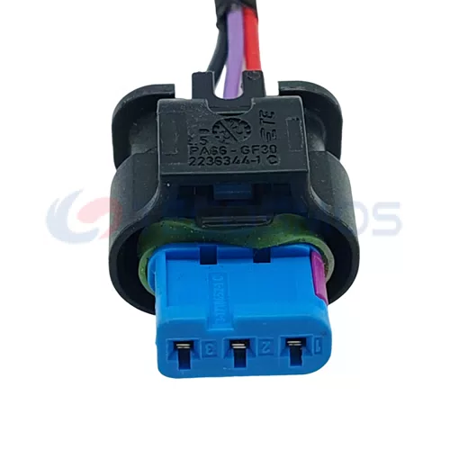 Auto Parts Cable Harness Automotive Enclosure Wire Socket Connector for Volkswagen 3-pin Female Plug 3-2236343-5 - image 6